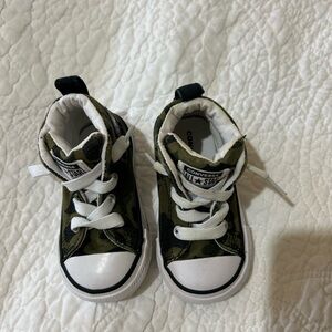 Infant Camo Hightop Converse Sneakers